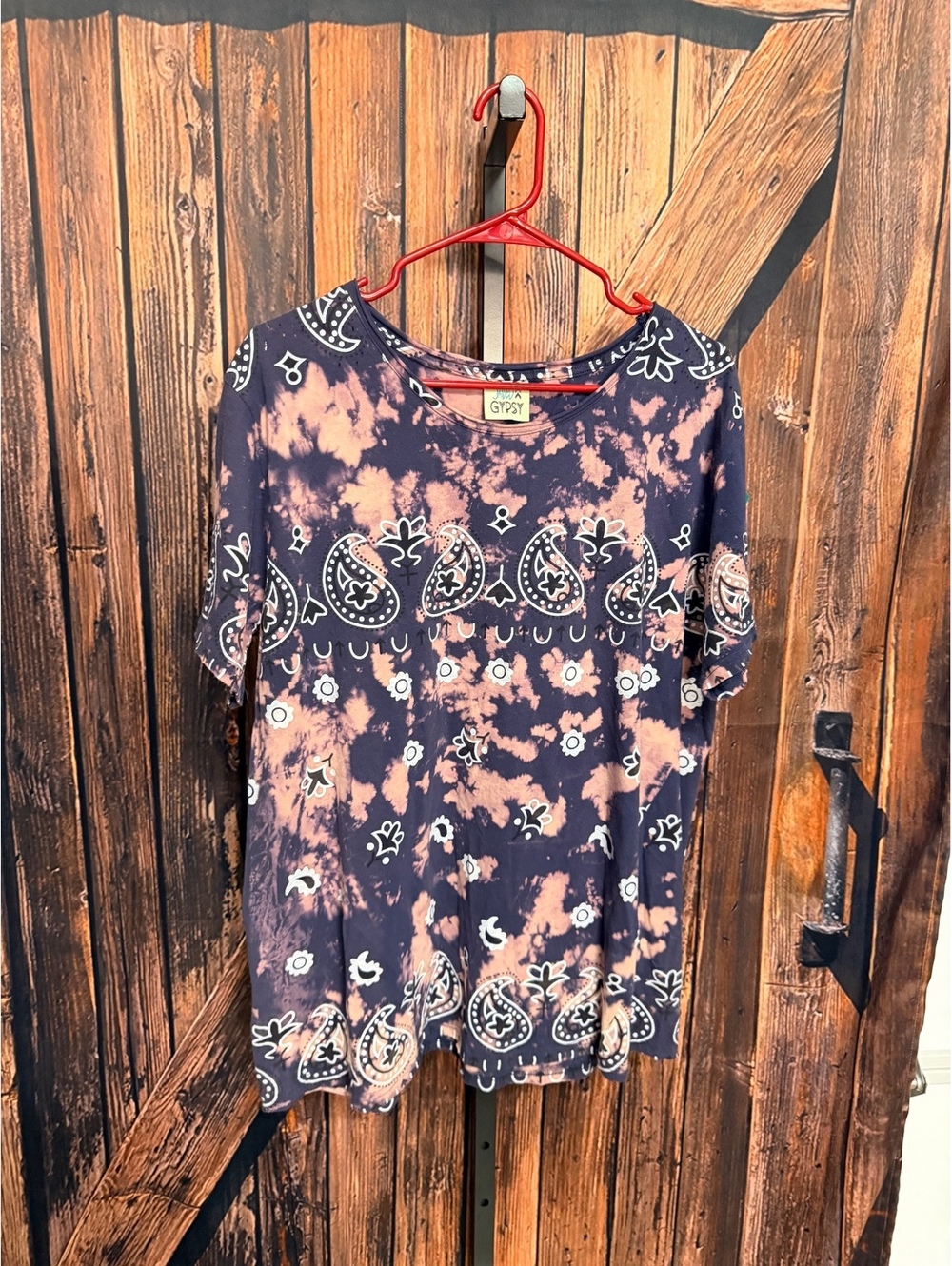 Jaded Gypsy Moon Dance Tee 100% Cotton S/M Tie-Dye Shirt